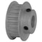 B&B Manufacturing 22XL037-6FA6, Timing Pulley, Aluminum, Clear Anodized,  22XL037-6FA6 - alternate 2